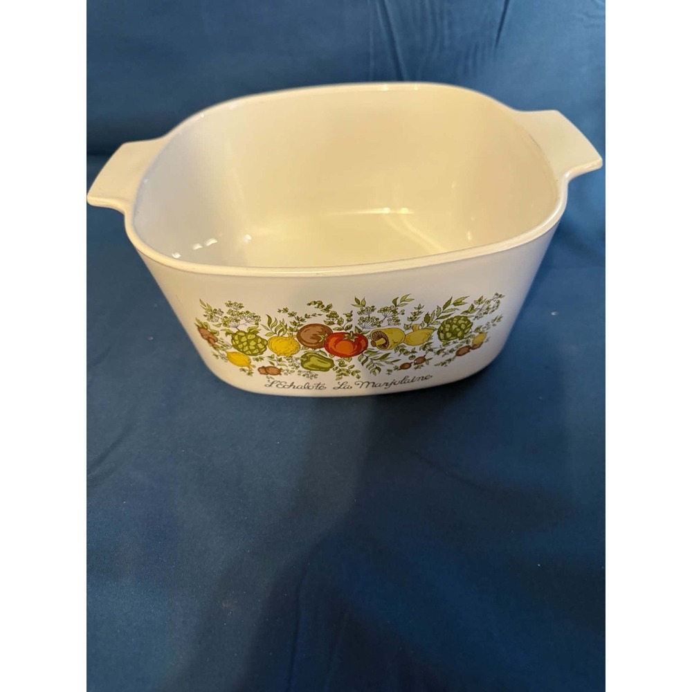 Corning Ware L'Echalote La Marjolaine Spice of Life 3 Quart Dish A-3-B No Lid